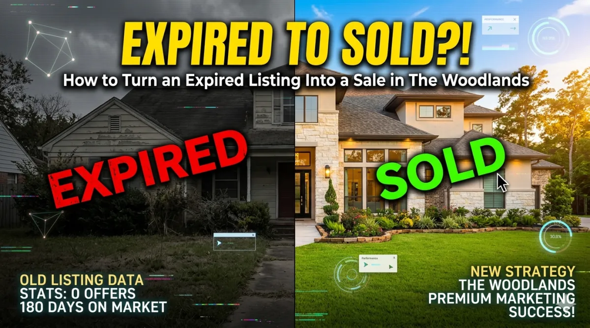 How to Sell Expired Listing The Woodlands TX | Expert Guide