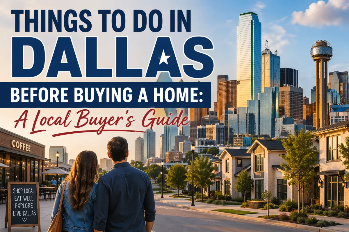 Things to Do in Dallas Before Buying a Home in DFW