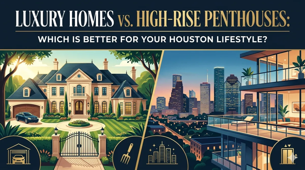 Luxury Homes vs High-Rise Penthouses in Houston