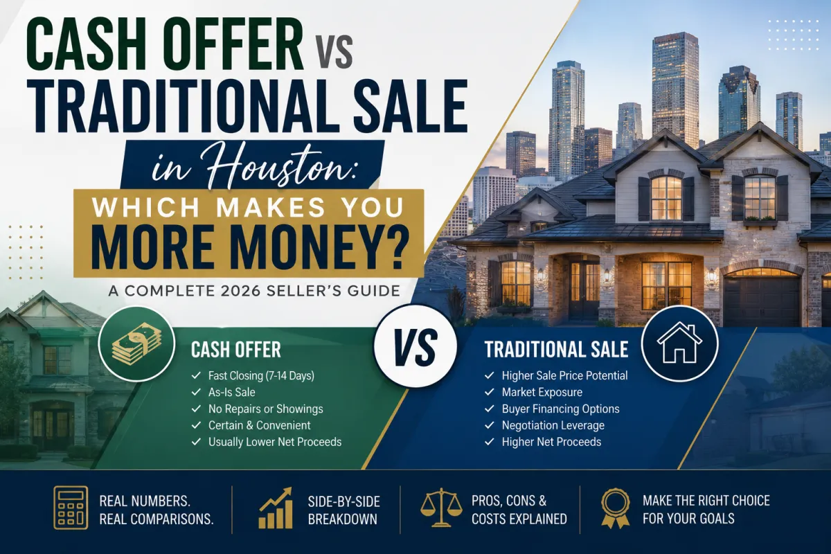 Cash Offer vs Traditional Sale in Houston: Which Makes You More Money?