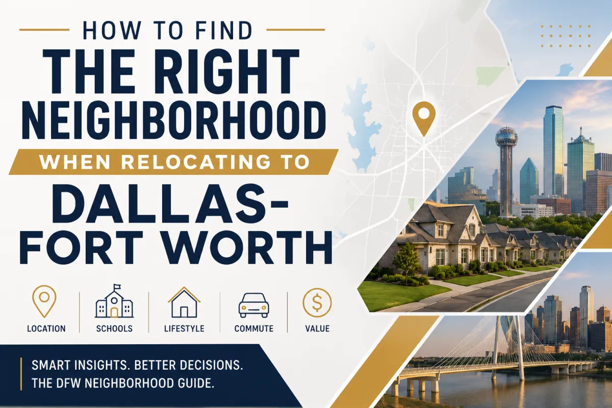 How to Find the Right Neighborhood in DFW