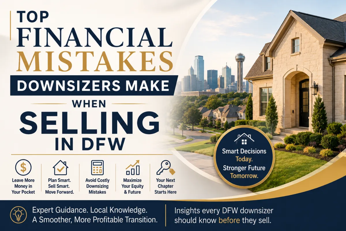 Top Financial Mistakes Downsizers Make When Selling in DFW | Sharcom Realty