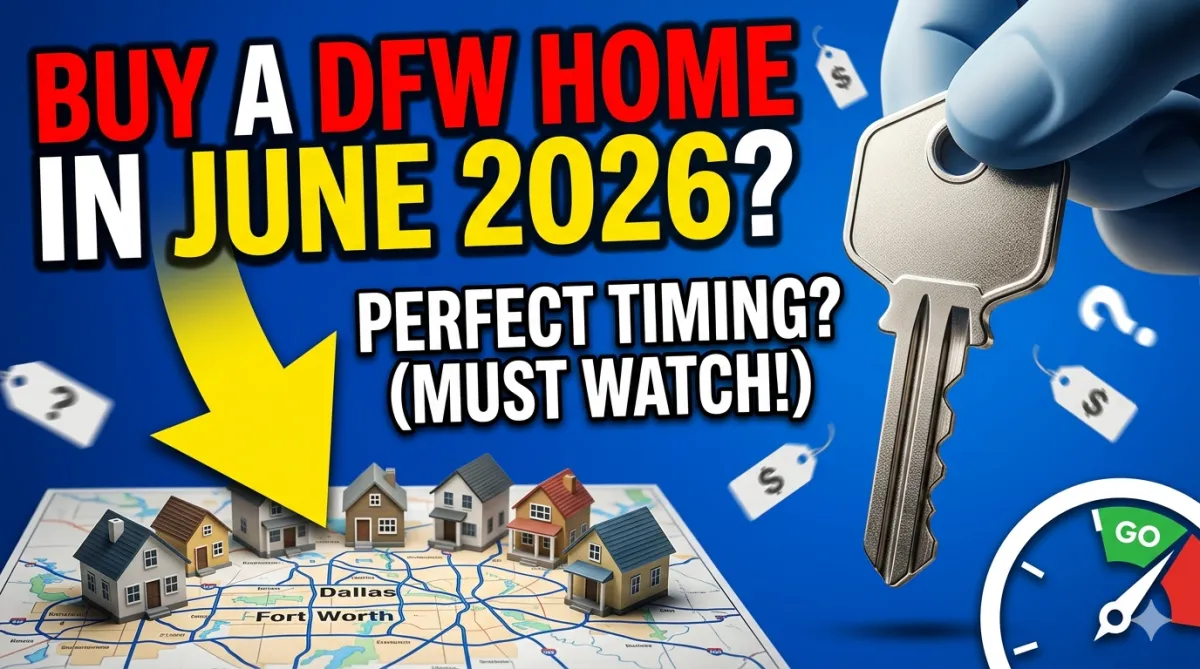 Is June 2026 the Perfect Time to Buy Your First Home in Dallas-Fort Worth?