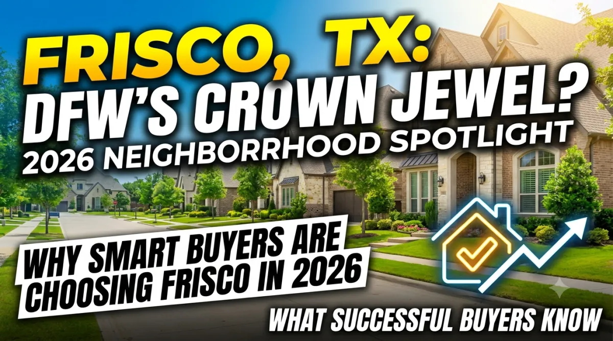 Frisco, TX Neighborhood Spotlight: Why Smart Buyers Are Choosing DFW's Crown Jewel in 2026