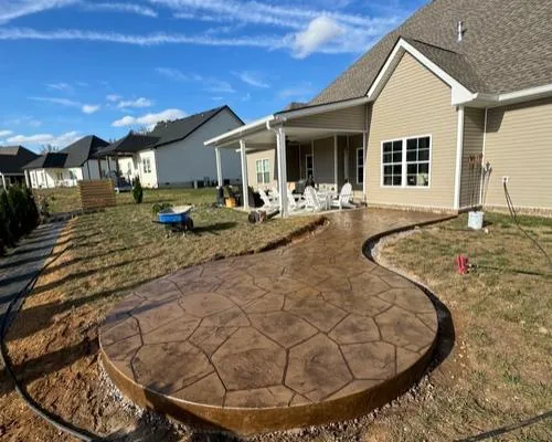 Stamped Concrete in Clarksville