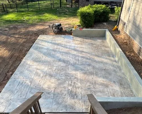Clarksville Stamped Concrete