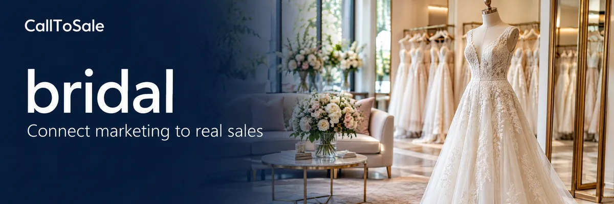 Bridal and formalwear boutiques photo banner for Shopify POS offline conversion tracking