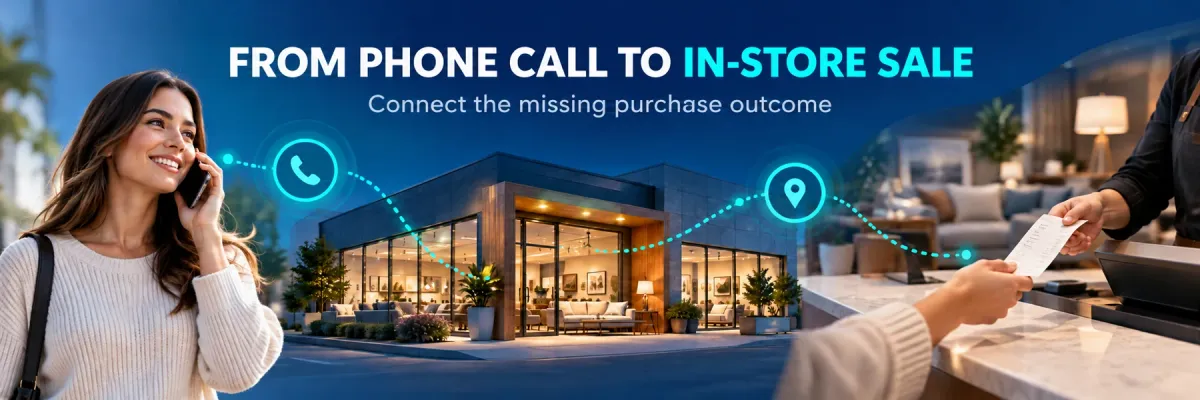 From phone call to in-store sale — CallToSale banner