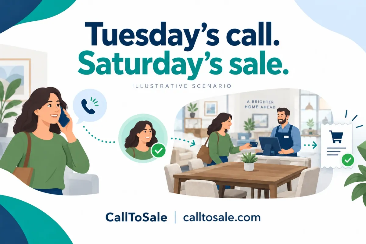 The Customer Called Tuesday and Bought Saturday: Connecting the Missing Sale | illustrative scenario banner