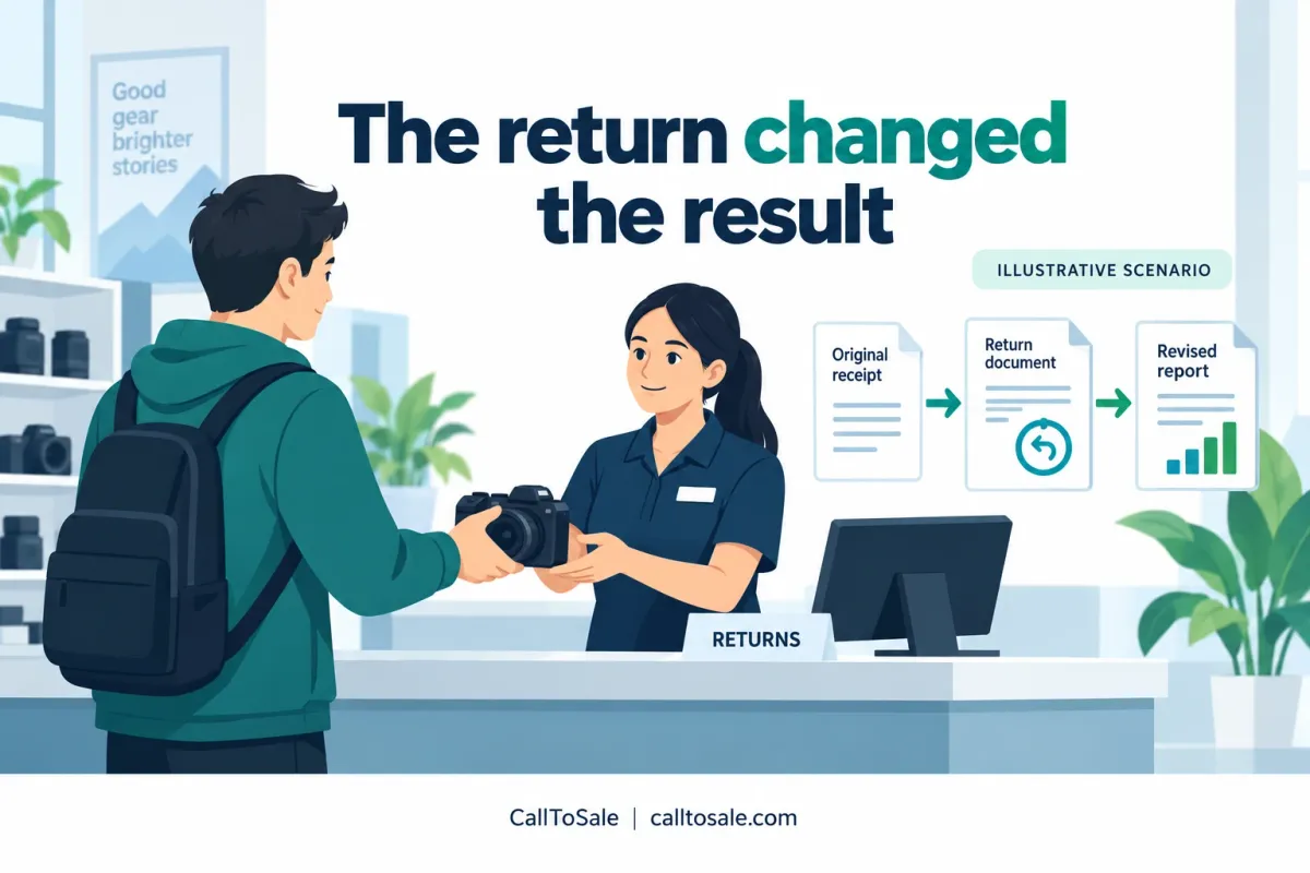 The Customer Returned the Product, but the Campaign Kept the Revenue | illustrative scenario banner