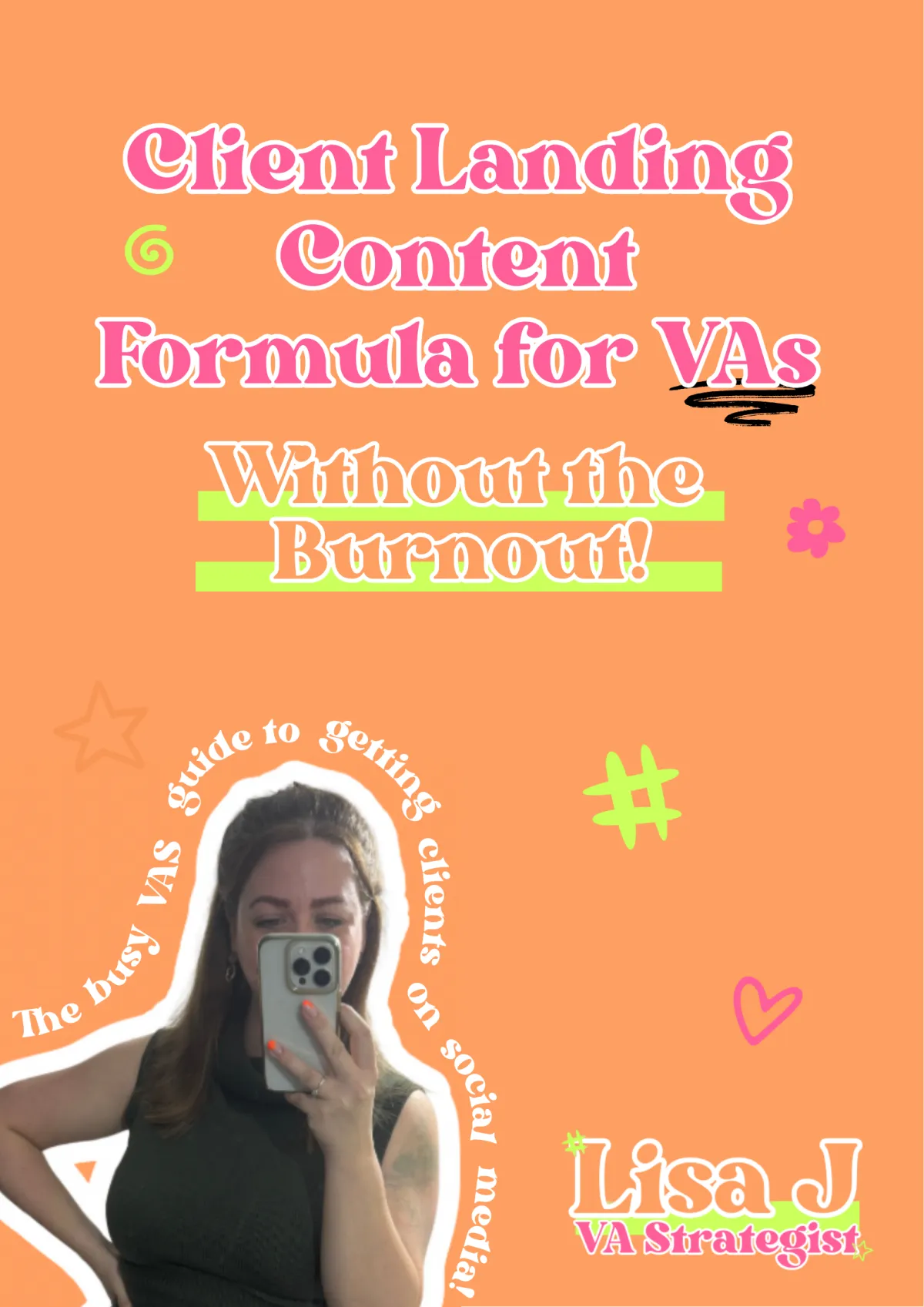 client landing content formula for virtual assistants social media marketing