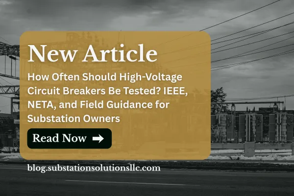 How Often Should High-Voltage Circuit Breakers Be Tested? IEEE, NETA, and Field Guidance for Substation Owners