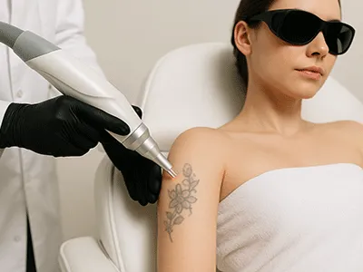 Does laser tattoo removal leave a scar or mark?