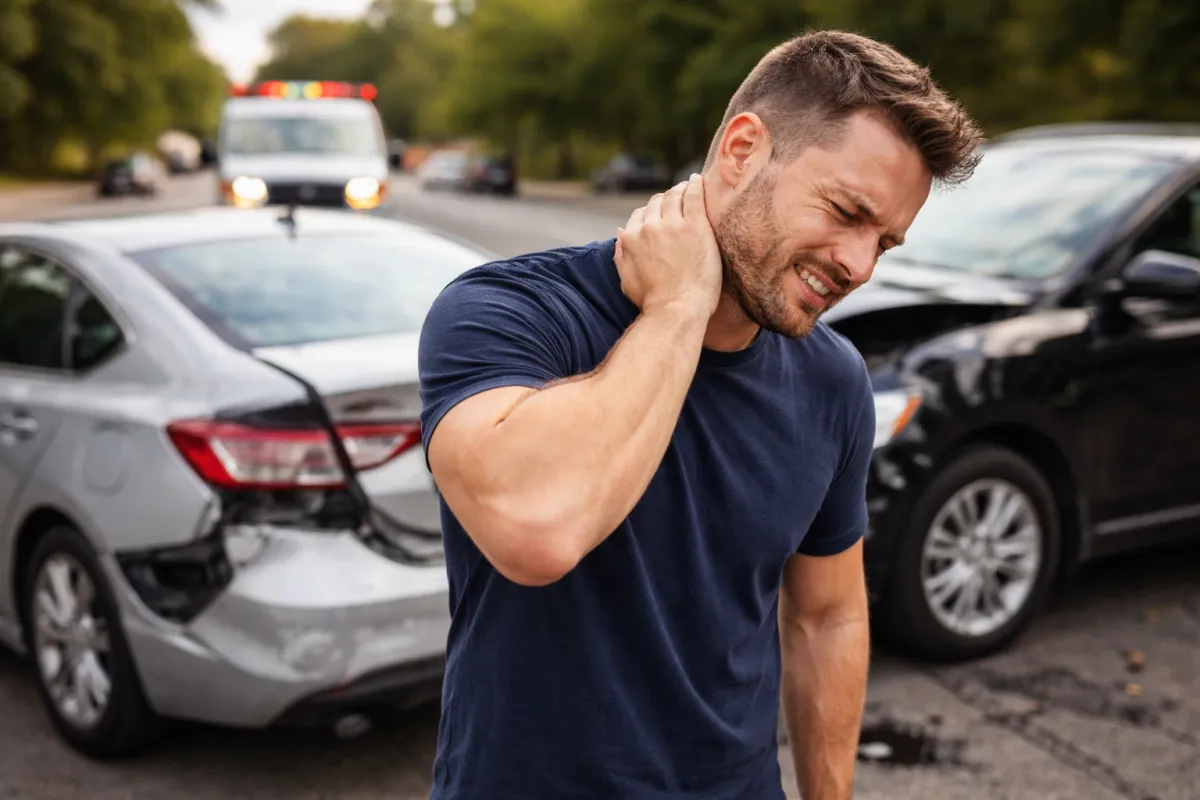 Clinical diagram explaining whiplash associated disorders