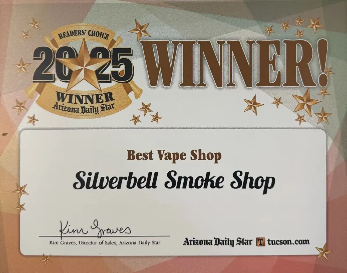 AZ Daily Star Readers Choice Award - Silverbell Smoke Shop