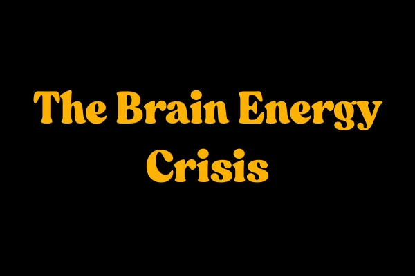 The Brain Energy Crisis