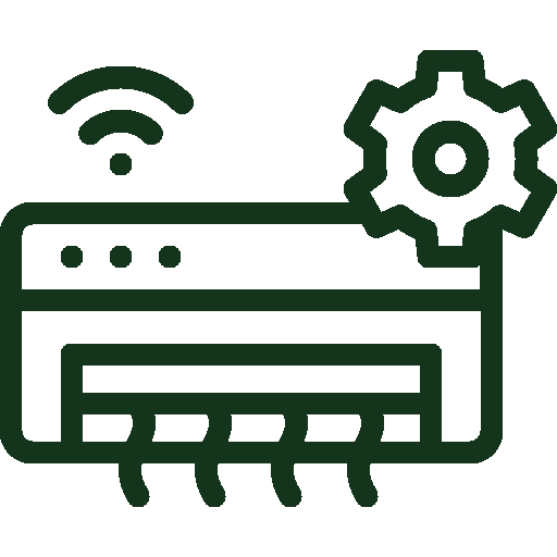 Responsive air-conditioner icon