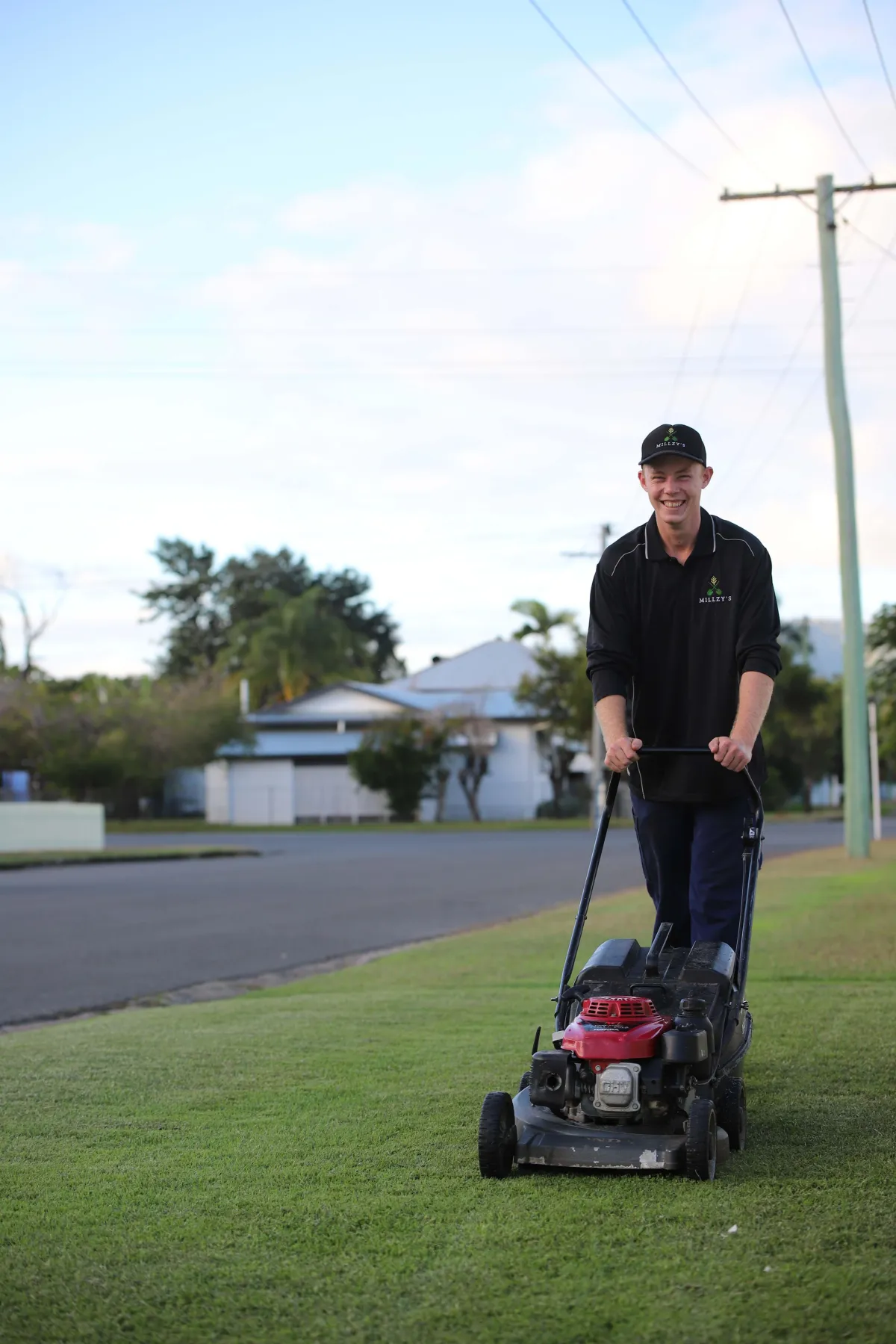 Millzy mowing