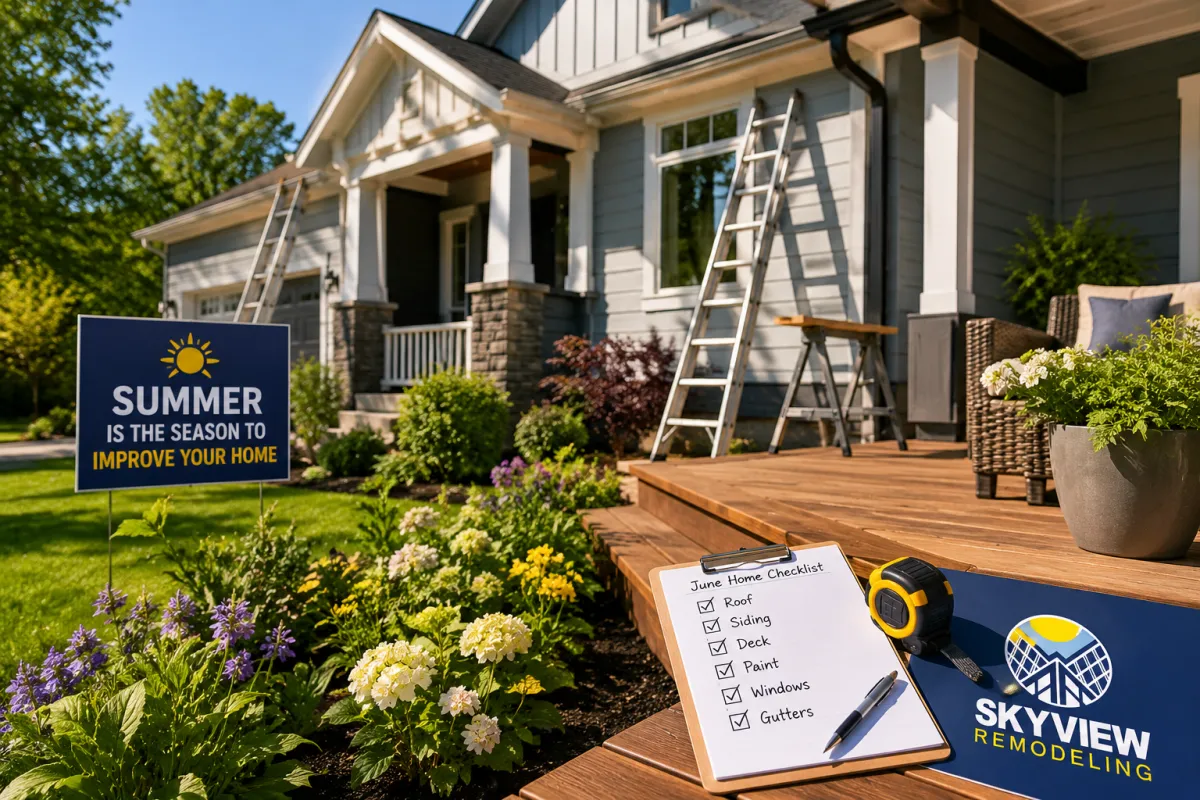 June Remodeling Tips for Portland Metro Homes | Skyview Remodeling