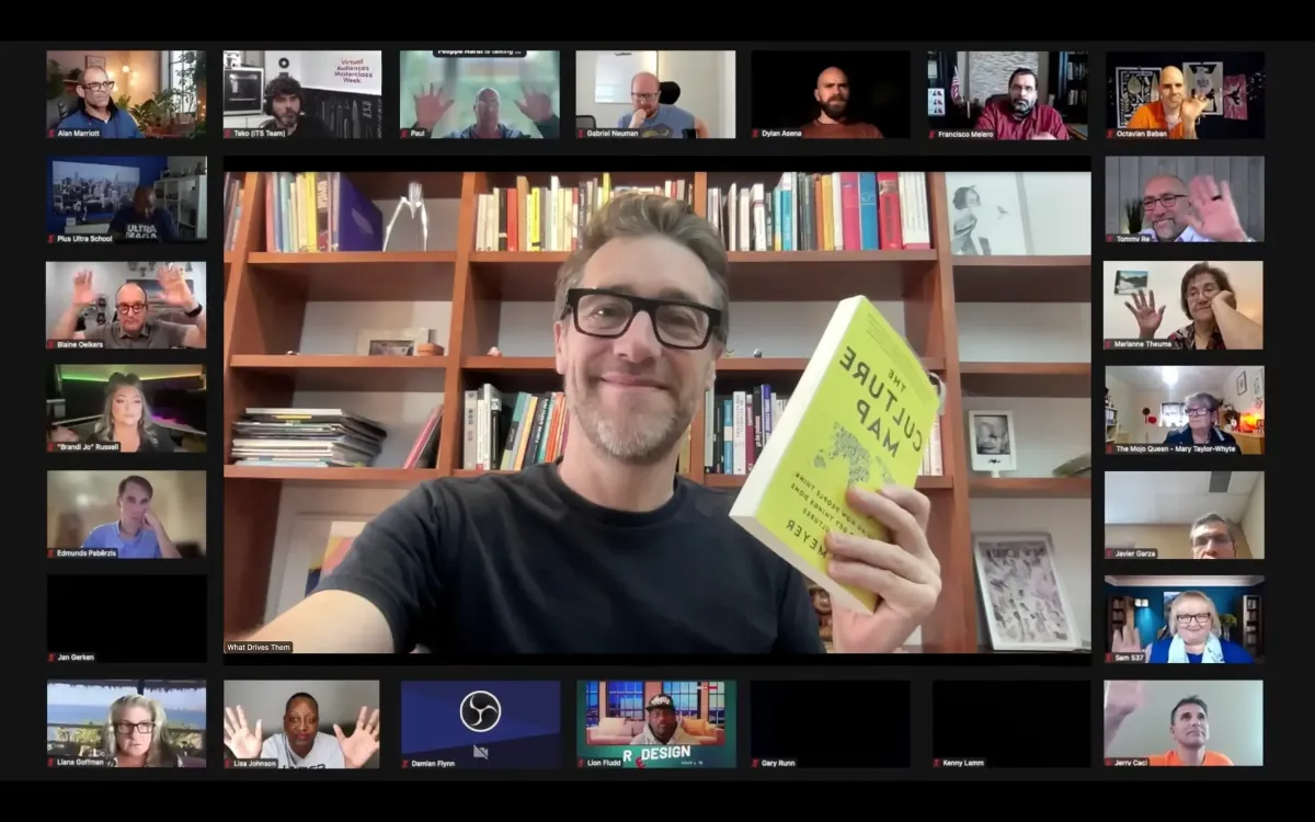 Gary giving a live online course
