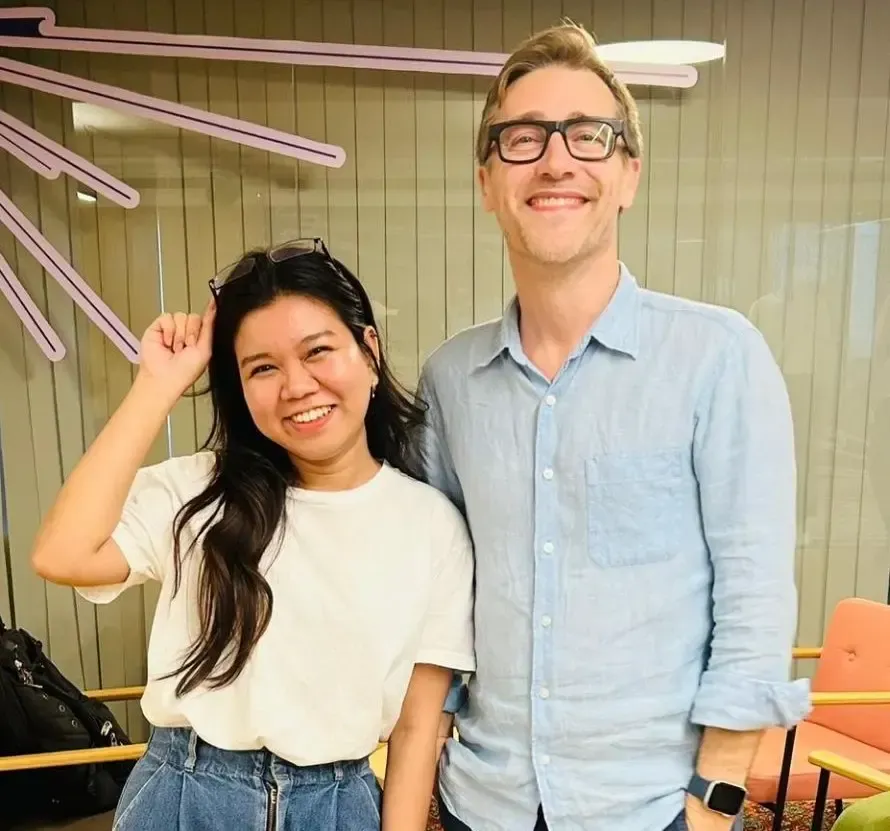 Image of shun lai with Gary