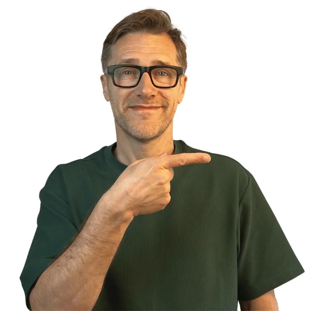 Image of Gary pointing