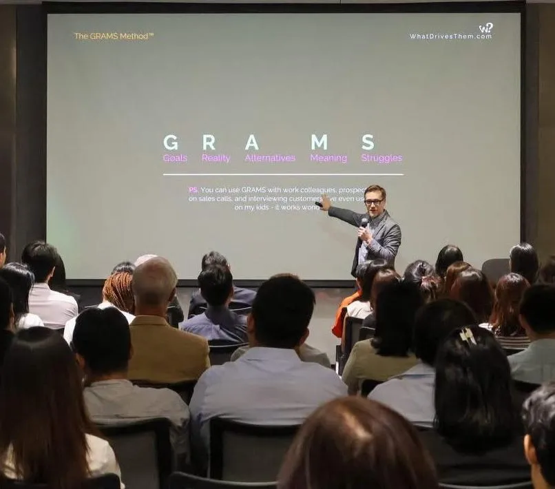 Gary giving GRAMS training