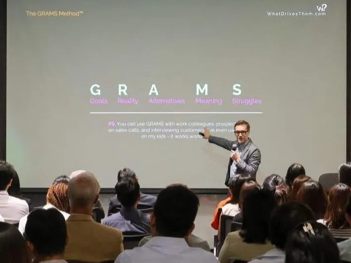 Gary giving GRAMS training