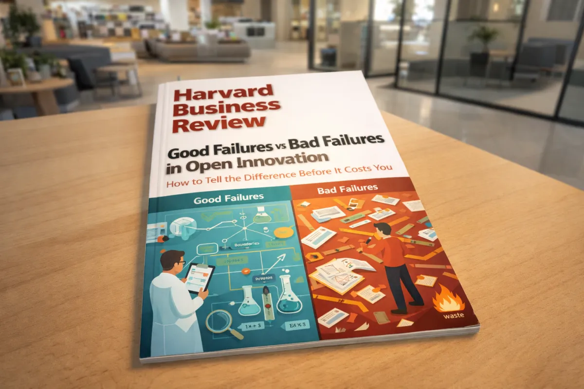 Good Failures vs Bad Failures in Open Innovation: How to Tell the Difference Before It Costs You