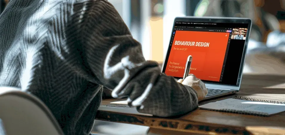 Image of a professional taking our individual courses