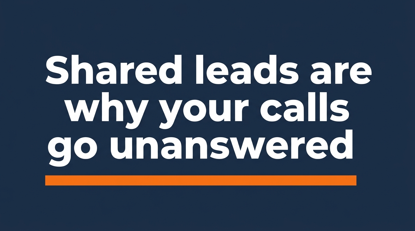 Shared Medicare Leads: Why Your Calls Go Unanswered
