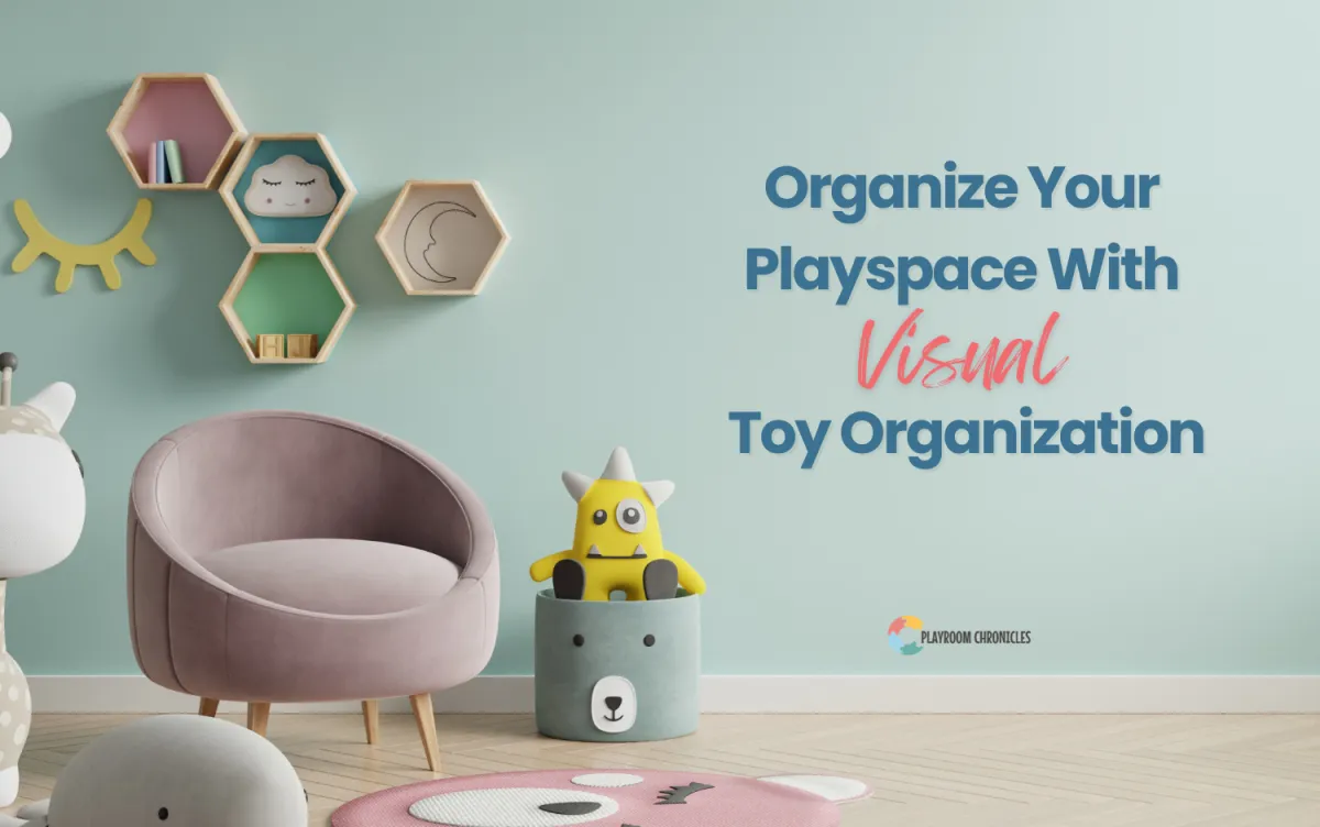 organize toyroom picture with logo