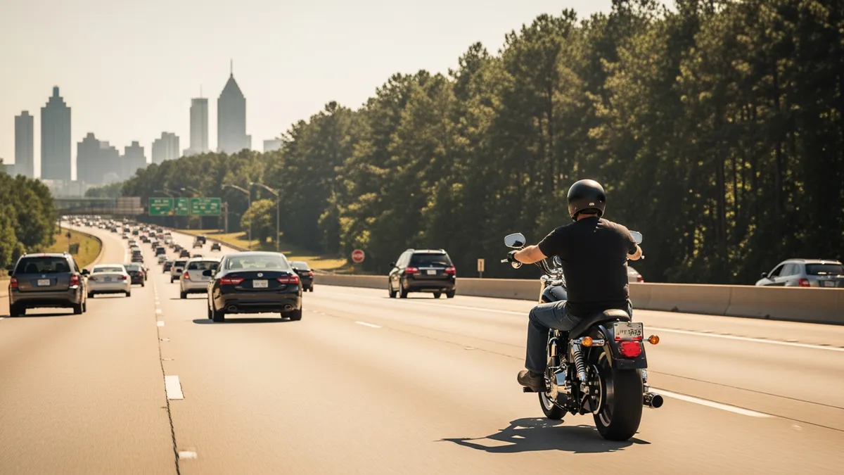 Hit by an Uninsured Driver on Your Motorcycle in Georgia