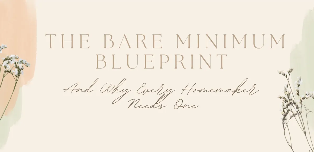 When even the bare minimum feels like too much...