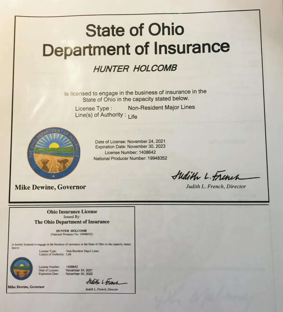 state license