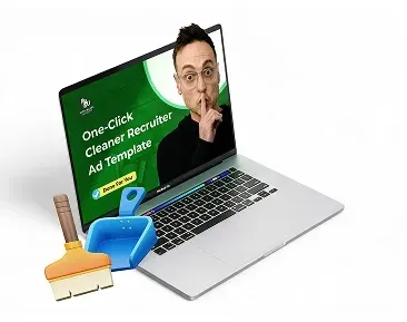 One-Click Cleaner Recruiter Ad