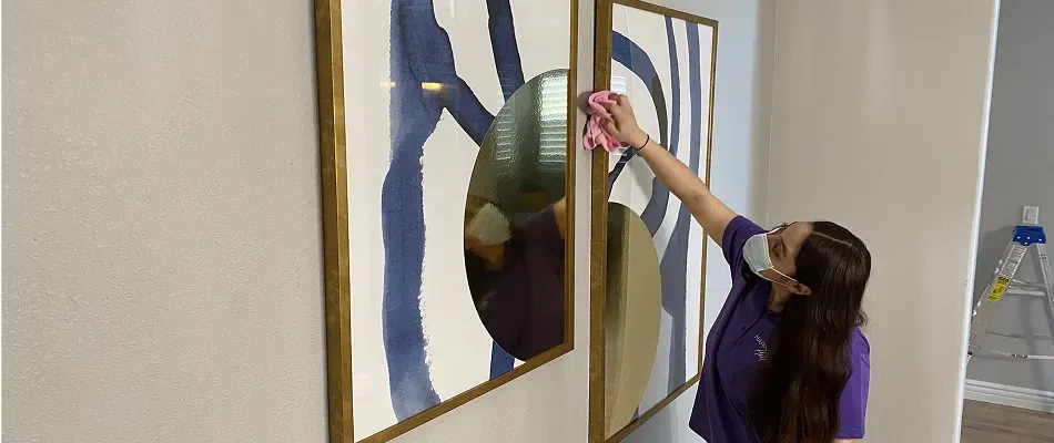 Lady Cleaning