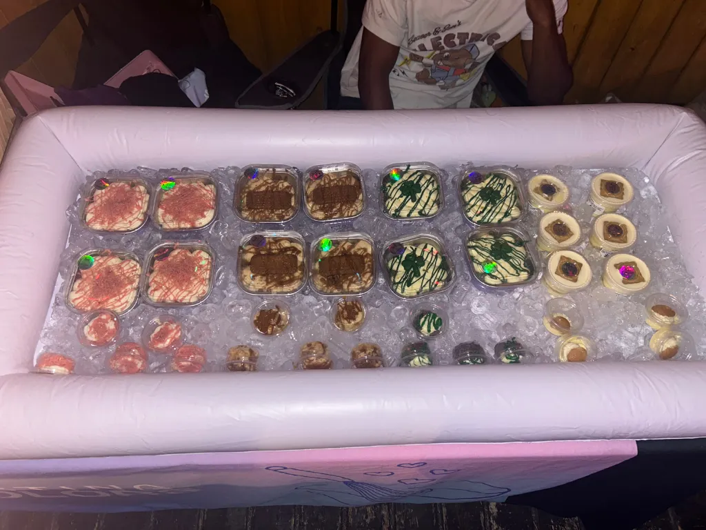 Close-up of gourmet desserts from Tasting Colors