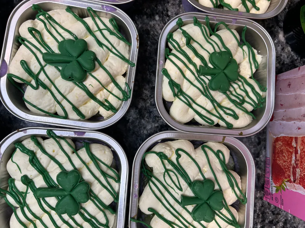 Styled dessert table setup by Tasting Colors