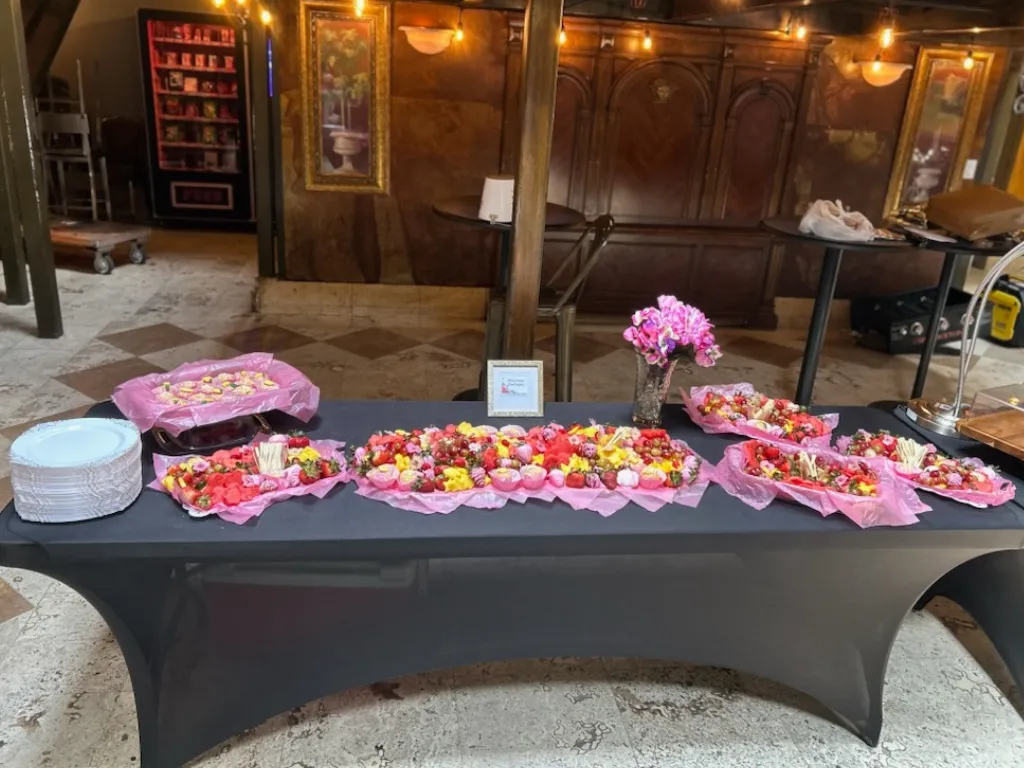 Close-up of gourmet desserts from Tasting Colors