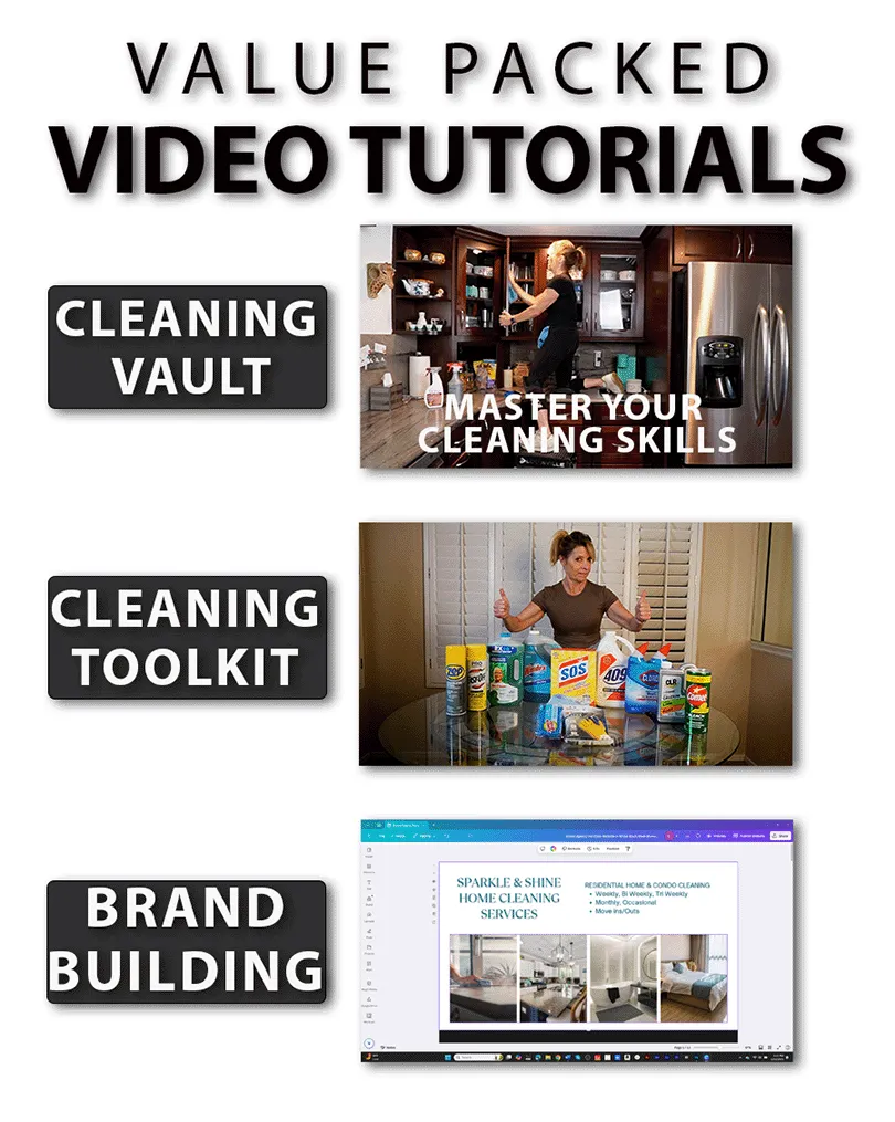 Easy simple easy to follow video tutorials