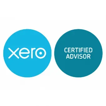 Xero logo and Xero certified Advisor badge