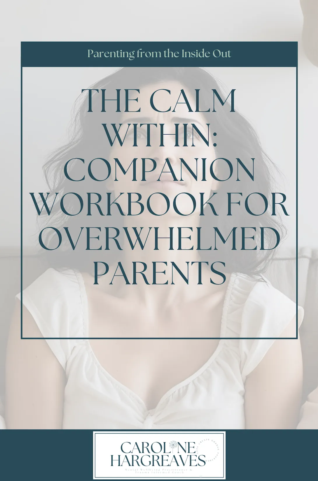 Cover image of 'Your Trauma Awareness Guide' by Caroline Hargreaves, featuring a serene blue and pink illustration of a person standing in sunlight, surrounded by waves and leaves – a supportive resource for identifying, understanding, and healing trauma.