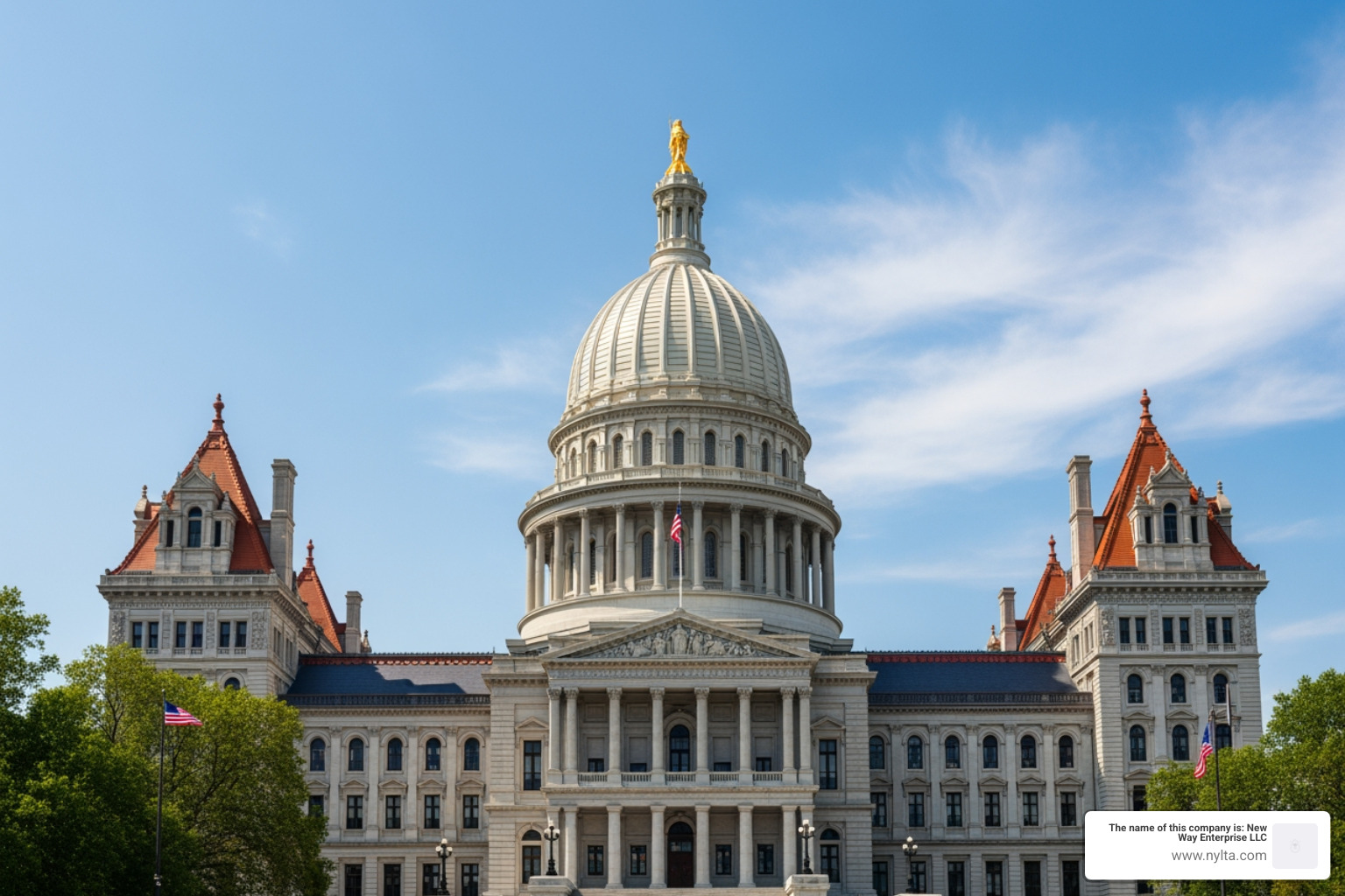 New York State Capitol building - llc transparency act new york