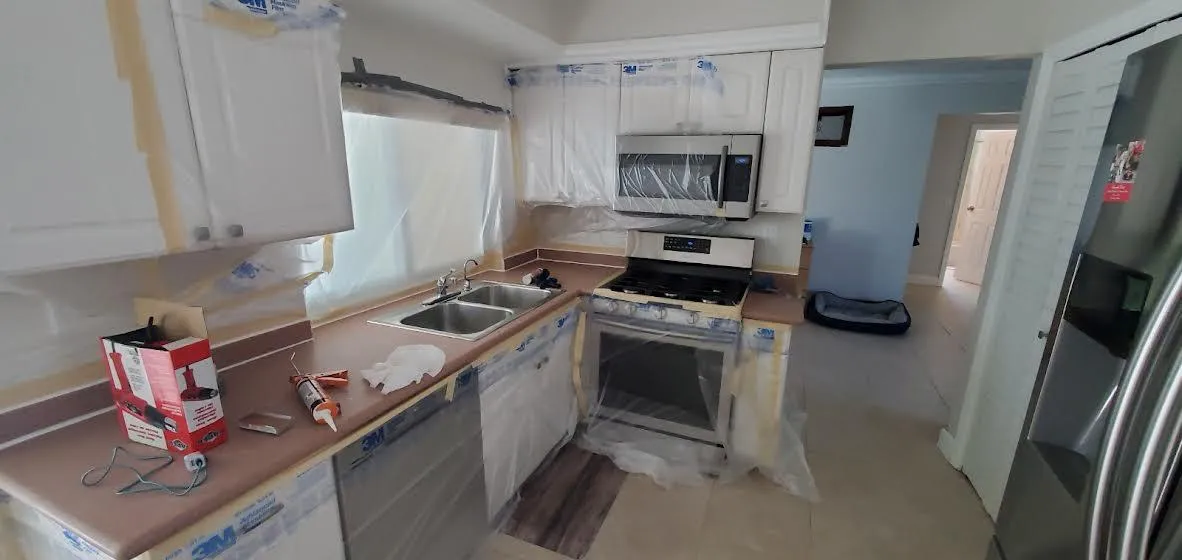 kitchen countertop painting