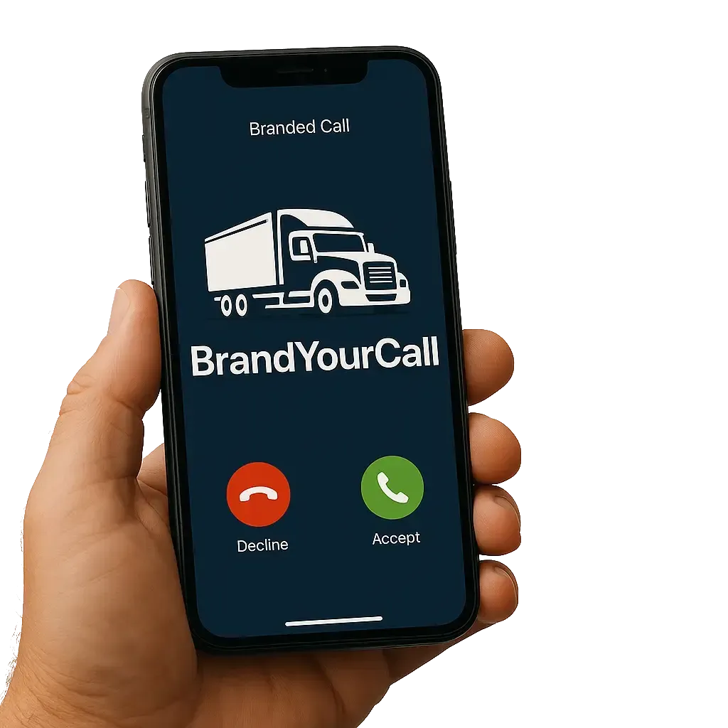 DriverDirect branded calling interface on smartphone
