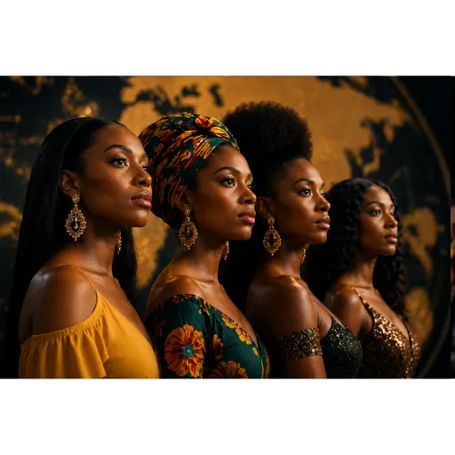 African Caribbean women representing culture on global stage
