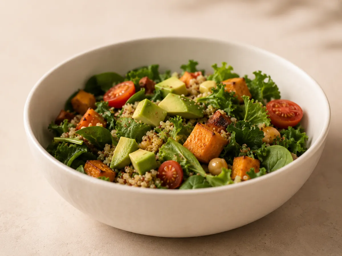 Healthy balanced meal for medical weight loss