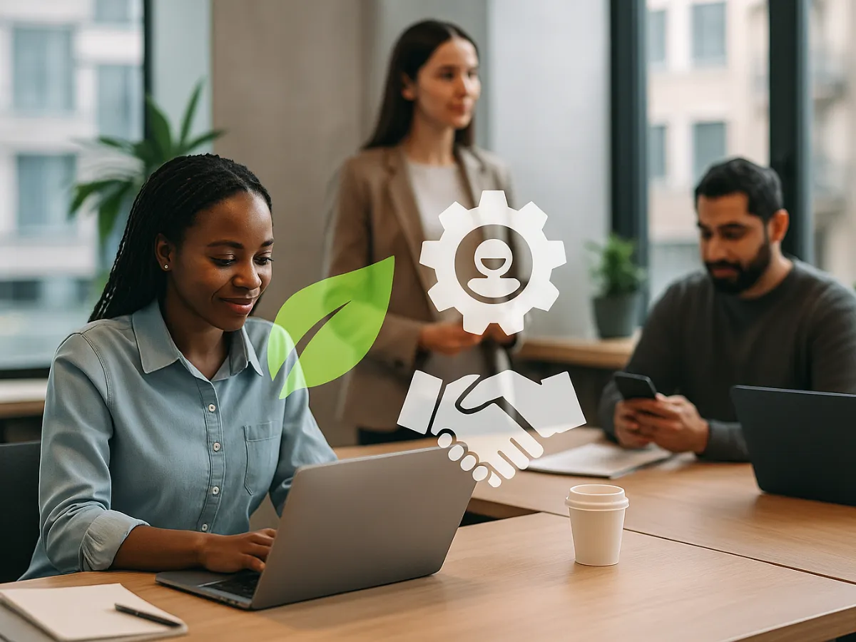 STEM education and sustainability visuals showing social impact by Ian Lacovara and I Ninja LLC