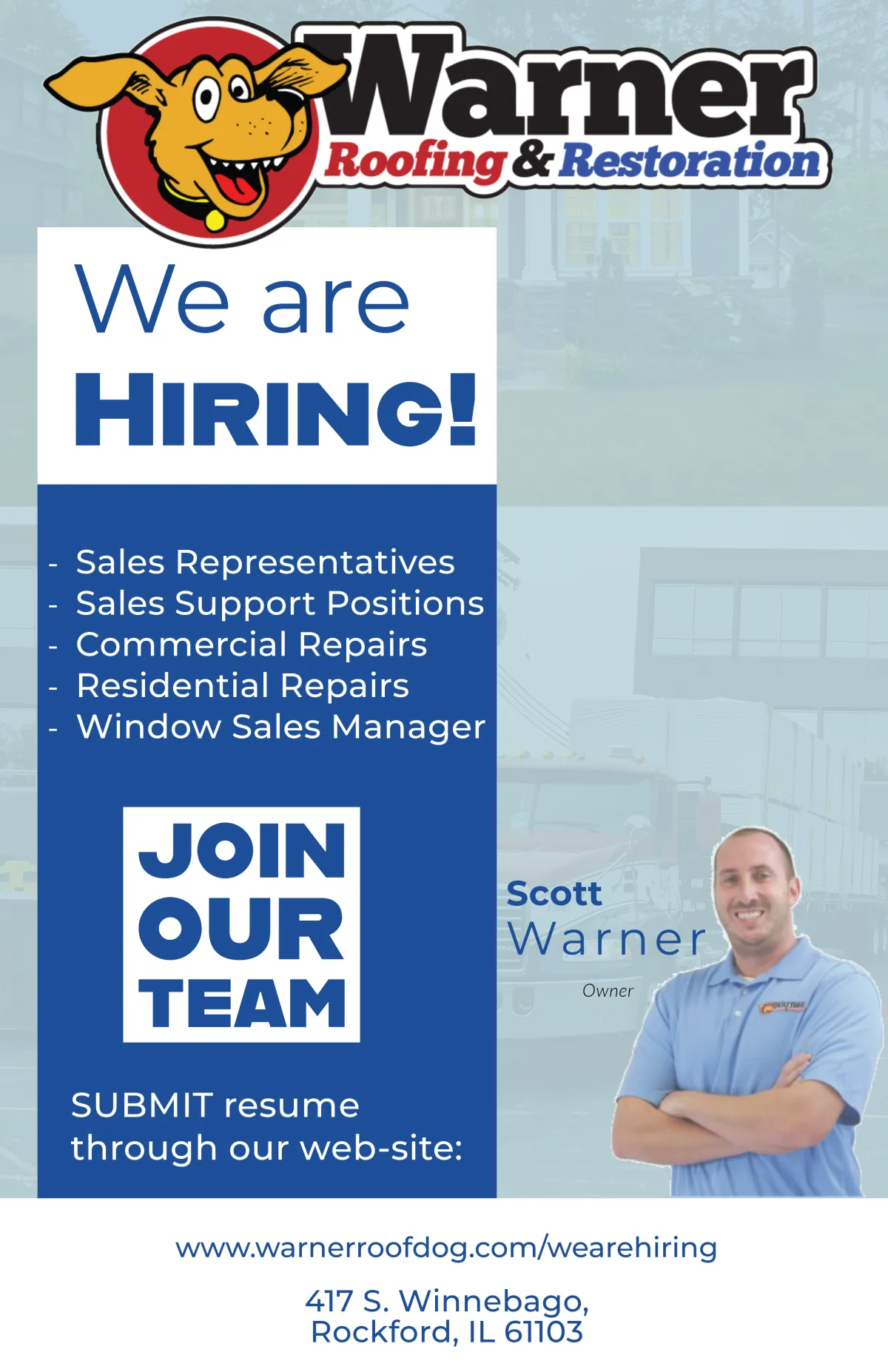 Scott Warner - Warner Roofing and Restoration